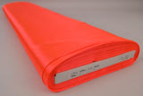 NEON ORANGE SATIN TYG – LÄTT & GLANSIGT