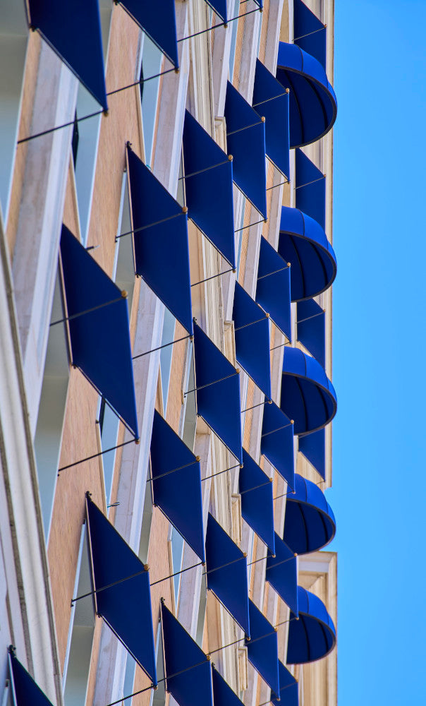 BLÅ NAUTIC KAPELL- & MARKISVÄV – UV-BESTÄNDIG, VATTENAVVISANDE & MÖGELRESISTENT