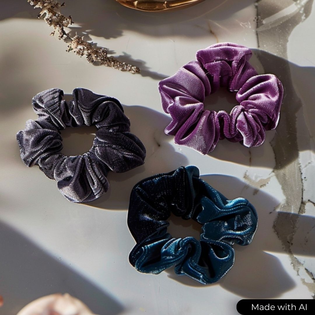 TAUPE VELOUR MED STRÆK