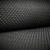 SORT SKRIDSIKKERT STOF – KNOPPER, TÆTVÆVET & UDEN STRÆK