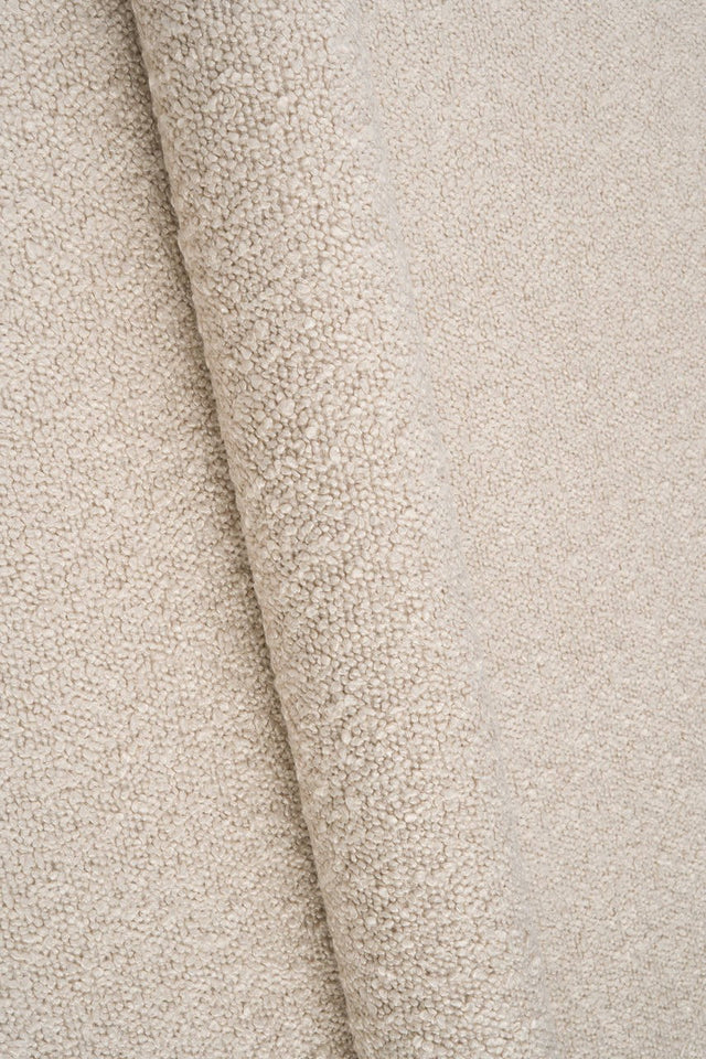 BLØD CREMESAND BALOO BOUCLÉ MØBELSTOF – TEDDY-STRUKTUR & EKSTREM SLIDSTYRKE