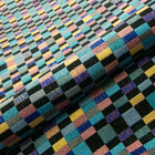 PASTEL KONFETTI-TERN PÅ SORT BARCELONA JACQUARD DEKORATIONSSTOF