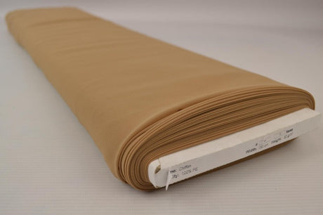 MÖRK BEIGE CHIFFONG – LÄTT, TRANSPARENT & MED VACKERT FALL