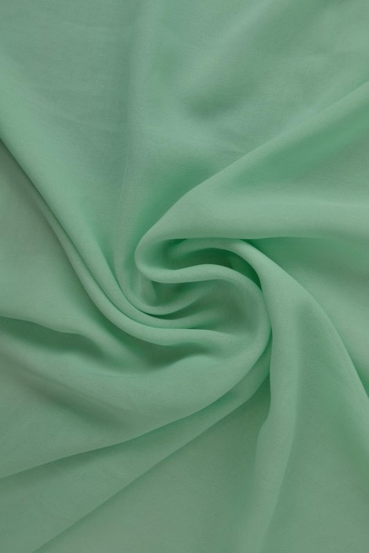 LJUS MINT CHIFFONG – LÄTT, TRANSPARENT & MED VACKERT FALL