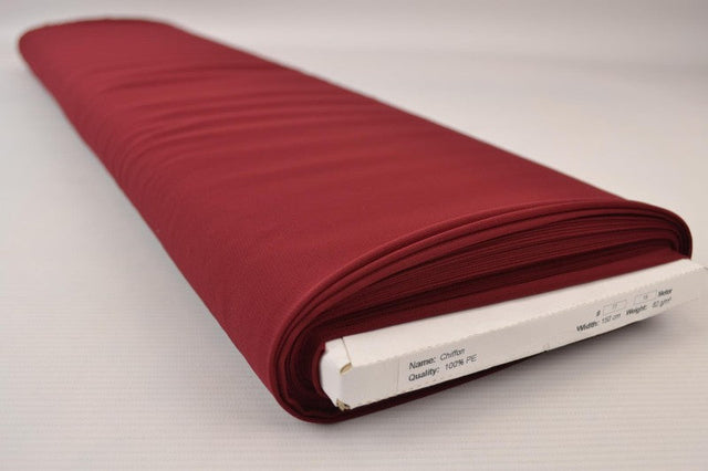 BORDEAUX CHIFFONG – LÄTT, TRANSPARENT & MED VACKERT FALL