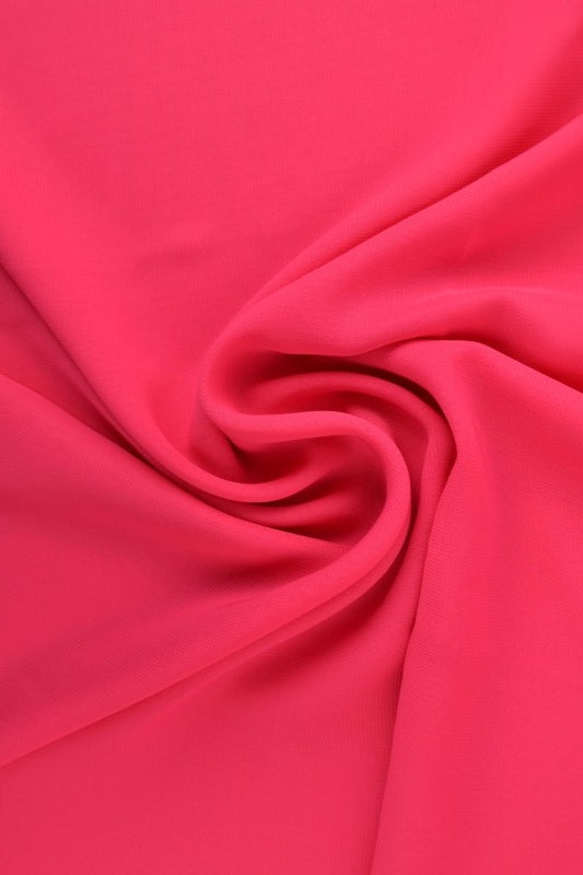 FUCHSIA PINK CHIFFONG – LÄTT, TRANSPARENT & MED VACKERT FALL