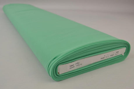 MINTGRÖN CHIFFONG – LÄTT, TRANSPARENT & MED VACKERT FALL