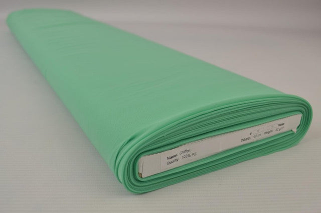 MINTGRÖN CHIFFONG – LÄTT, TRANSPARENT & MED VACKERT FALL