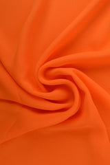 ORANGE CHIFFONG – LÄTT, TRANSPARENT & MED VACKERT FALL