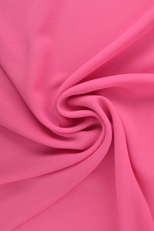 PINK CHIFFONG – LÄTT, TRANSPARENT & MED VACKERT FALL
