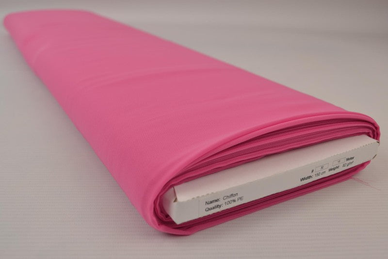 PINK CHIFFONG – LÄTT, TRANSPARENT & MED VACKERT FALL