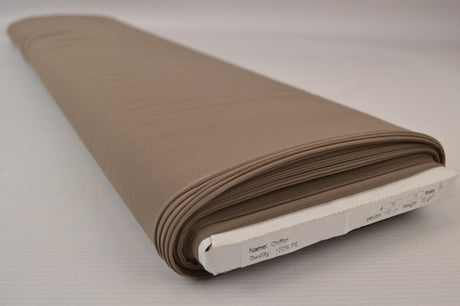 TAUPE CHIFFONG – LÄTT, TRANSPARENT & MED VACKERT FALL