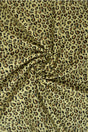 OLIVEN BOMULDSPOPLIN MED LEOPARDPRINT – SORT & BRUN
