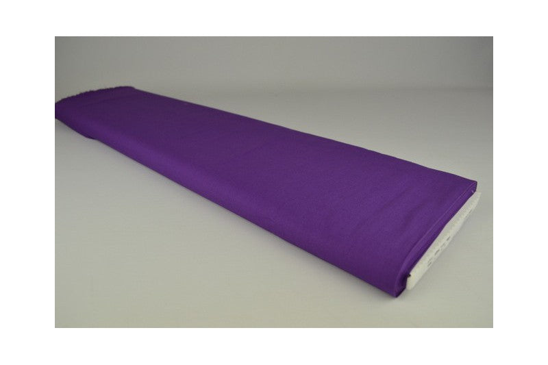 MÖRKLILA BOMULLSPOPLIN – TÄTT VÄVT BOMULLSTYG