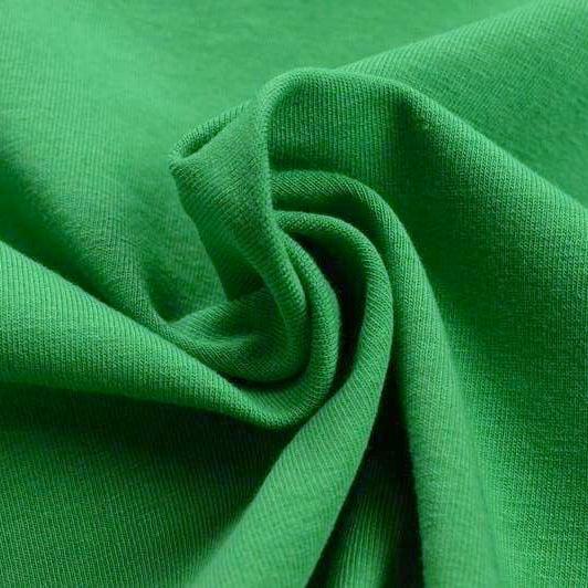 GRØN BOMULDSJERSEY – NATURLIG, ÅNDBAR & STRÆKBAR