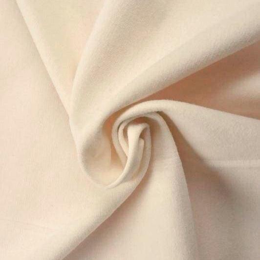 CHAMPAGNE BOMULLSJERSEY – NATURLIG, ANDNINGSBAR & STRETCHIG