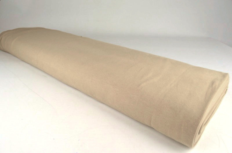 BEIGE BOMULLSJERSEY – NATURLIG, ANDNINGSBAR & STRETCHIG