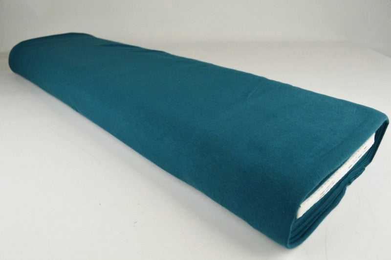 MÖRK PETROLBLÅ BOMULLSJERSEY – NATURLIG, ANDNINGSBAR & STRETCHIG