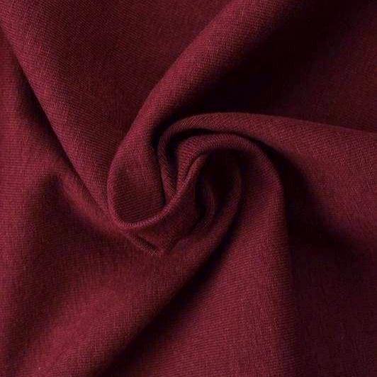 BORDEAUX BOMULLSJERSEY – NATURLIG, ANDNINGSBAR & STRETCHIG
