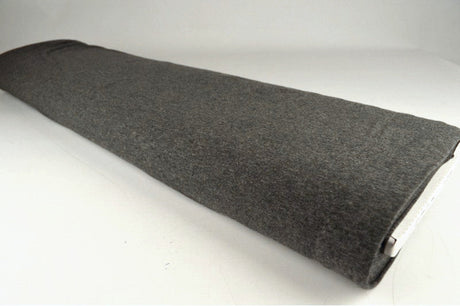 ANTRACIT MELERAD BOMULLSJERSEY – NATURLIG, ANDNINGSBAR & STRETCHIG