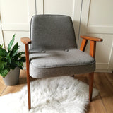 SORT CLARK MØBELSTOF – ULD-BLEND OG MELERET LOOK