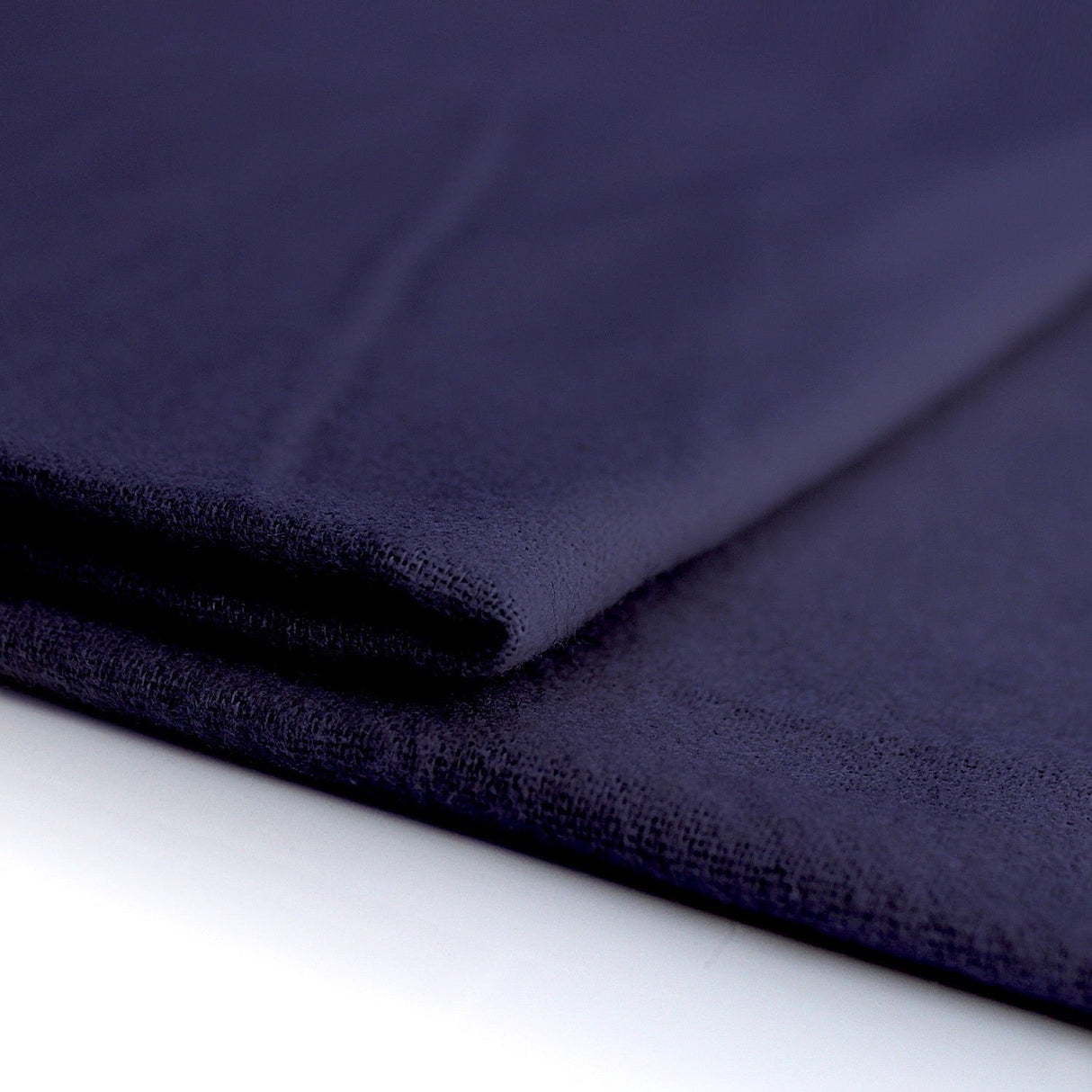 MARINBLÅ BRANDFÖRHINDRANDE DEKO MOLTON – 300 CM, LÄTT & MATT