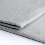 LJUSGRÅ BRANDFÖRHINDRANDE DEKO MOLTON – 300 CM, LÄTT & MATT