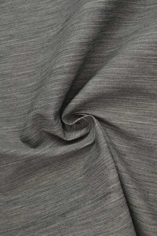KYLIG MELLANGRÅ OTVÄTTAT DENIM MED STRETCH – 300 G/M²