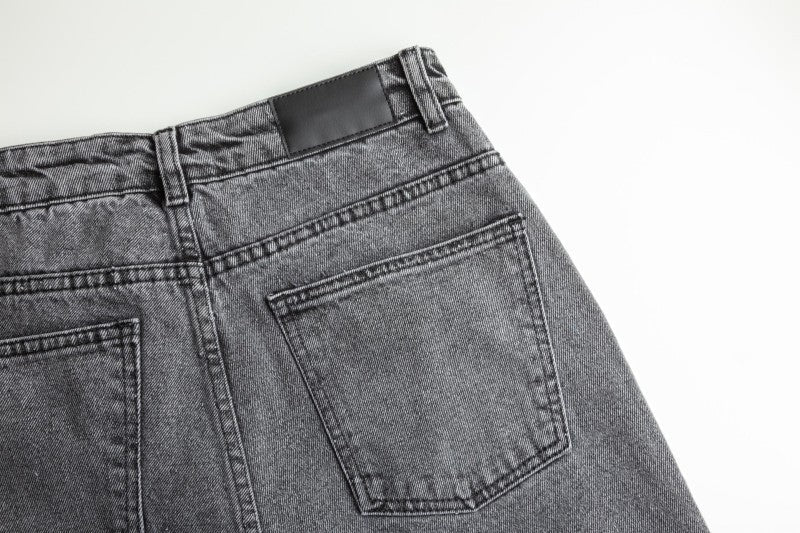 KOKSGRÅ OTVÄTTAT DENIM MED STRETCH – 300 G/M²