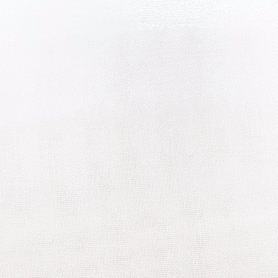 BRANDHÆMMENDE SEMI-TRANSPARENT ETAMINE GARDINSTOF - HVID