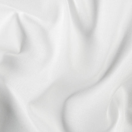 FLAMSKYDDAT SEMI-TRANSPARENT ETAMINE GARDINTYG - VIT