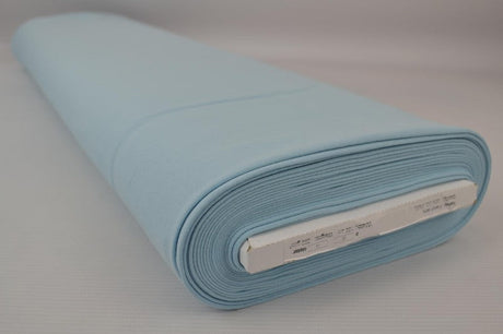 BABYBLÅ FRENCH TERRY – MJUK BOMULLSSTICKAD METERVARA MED STRETCH