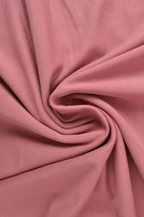 MÖRK VINTAGE ROSA FRENCH TERRY – MJUK BOMULLSSTICKAD METERVARA MED STRETCH