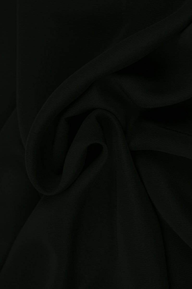 SVART BOMULLSCANVAS – TÄTT VÄVD 350 g/m², OEKO-TEX
