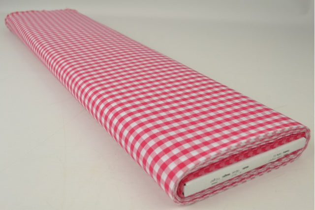 ROSA 6,5 MM GINGHAM RUTOR – OEKO-TEX BOMULL, LÄTT & ANDNINGSBART