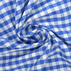 BLÅ 6,5 MM GINGHAM RUTOR