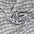 GRÅ 6,5 MM GINGHAM RUTOR