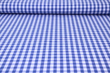 G&M Cotton Gingham Check 6,5 mm 6,5 MM TERNET GINGHAM BLÅ