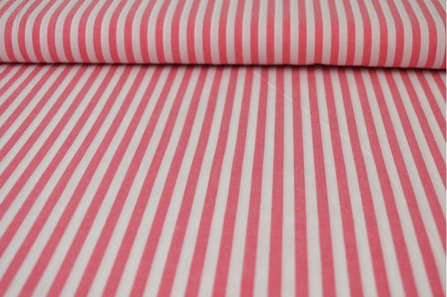 ROSA 6,5 MM GINGHAM RÄNDER – OEKO-TEX BOMULL, LÄTT & ANDNINGSBART