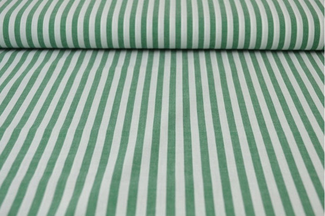 GRÖN 6,5 MM GINGHAM RÄNDER – OEKO-TEX BOMULL, LÄTT & ANDNINGSBART
