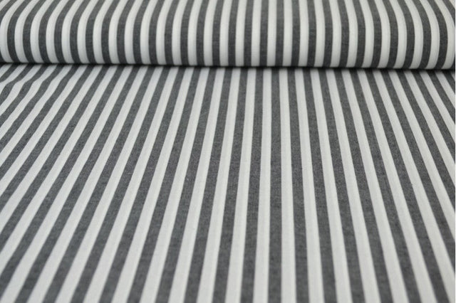 SVART 6,5 MM GINGHAM RÄNDER – OEKO-TEX BOMULL, LÄTT & ANDNINGSBART