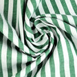 G&M Cotton Gingham Stripes 6,5 mm 6,5 MM STRIBET GINGHAM GRØN