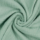 GRÖN DOUBLE GAUZE EKOLOGISK MUSLIN