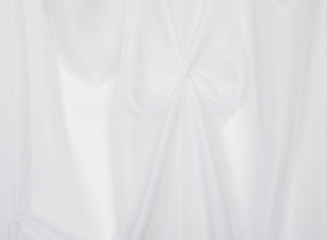Chic chiffon stof til gardiner — hvid, stofprøve