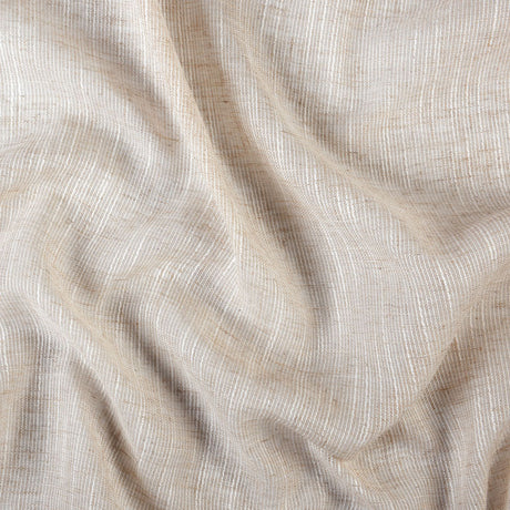Voile med flammegarn-struktur — ecru, stofprøve