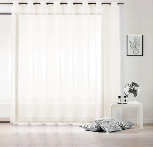 Brandhæmmende semi-transparent voile til gardiner — stemningsbillede