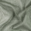 Let hør-voile med naturstruktur — grågrøn, stofprøve