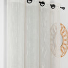 LET LIN-VOILE MED FINE NATURSTRIBER