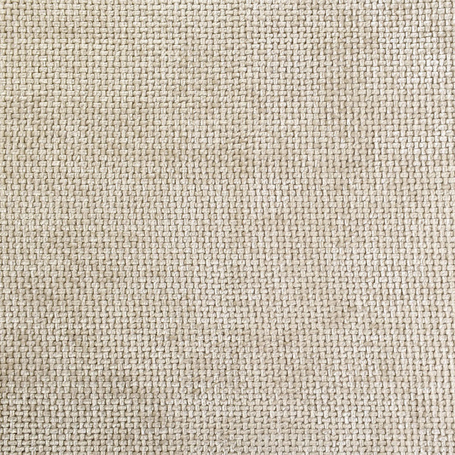 Termo mørklægningsstof i chenille — råhvid, stofprøve