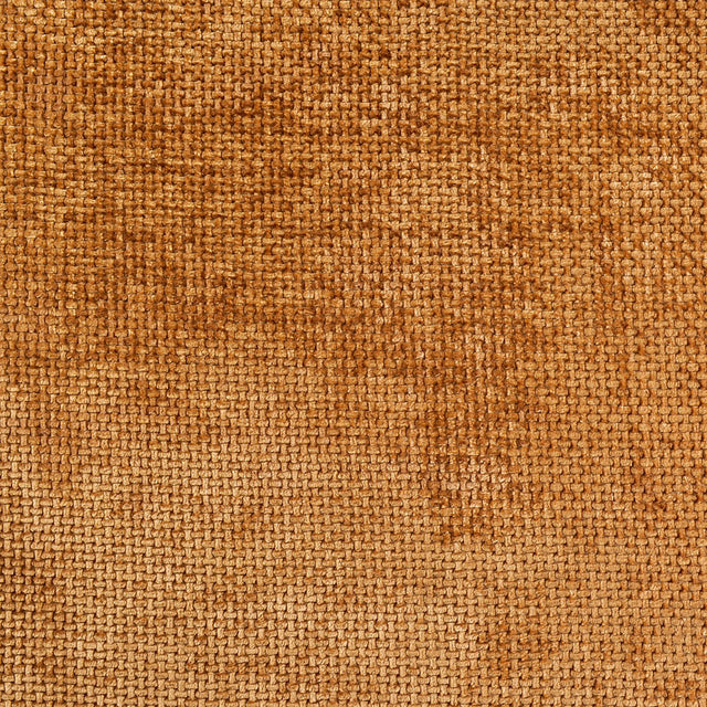 Termo mørklægningsstof i chenille — brændt orange, stofprøve